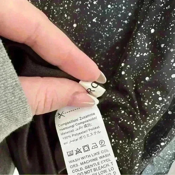 SHEIN Black Sparkly  Dress - Picture 4 of 6